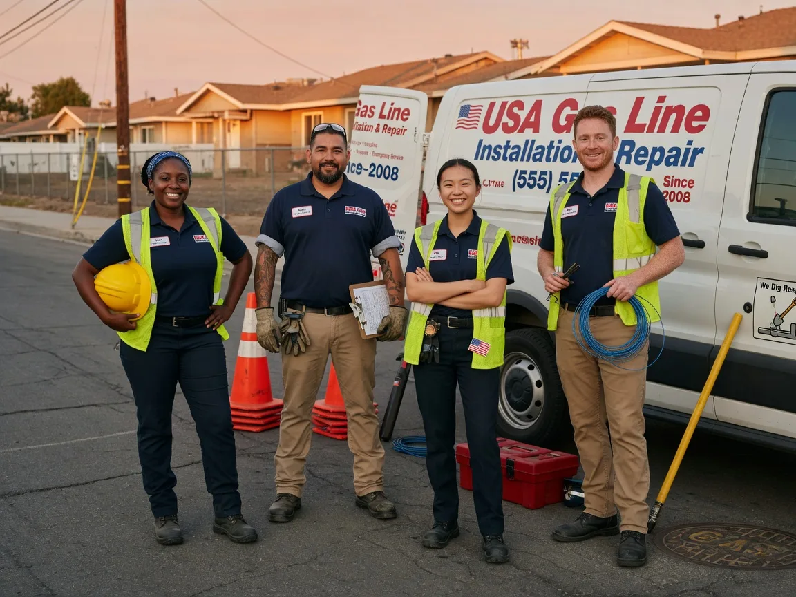 Gas Line Installation company in Diamond Springs, CA